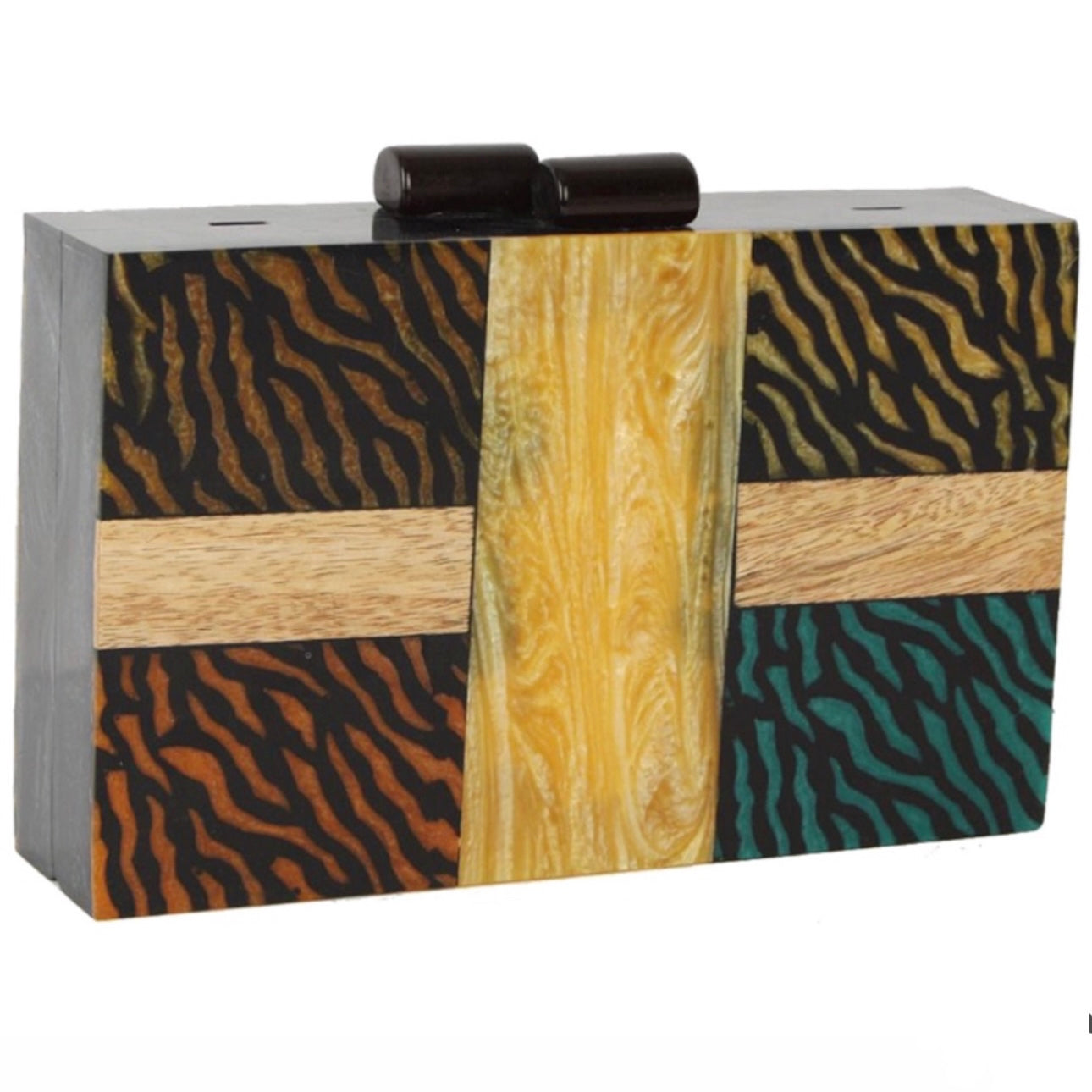 "Tigress" Animal Print Clutch
