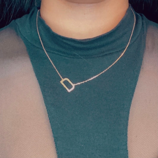 "My Initial" D Necklace