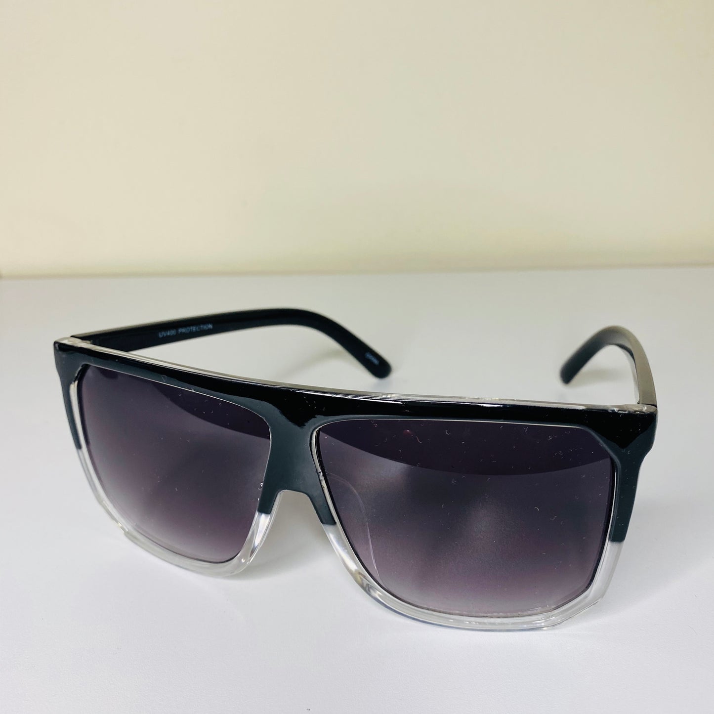 “La Brea” Sunglasses- Black & Clear