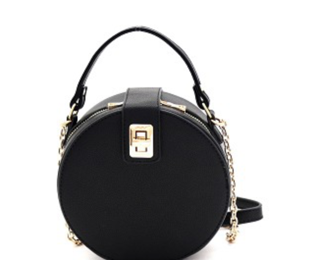 "Lisa" Shoulder Bag-Black