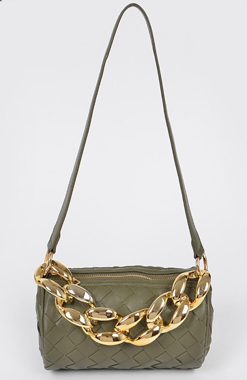 Gold Chain Shoulder Bag | House of MLR Fashion Boutique
