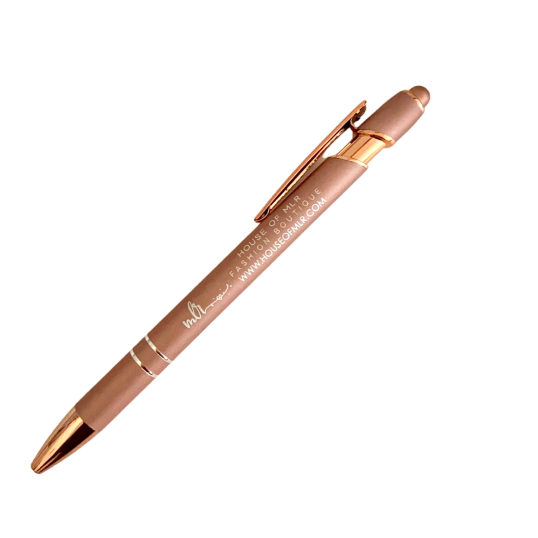 Rose Gold Pen- Black Ink