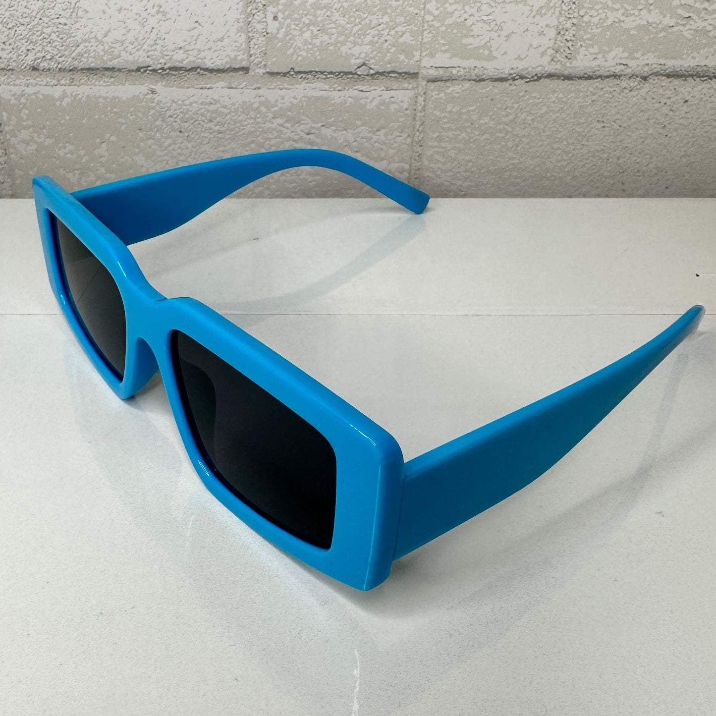 blue summer sunglasses