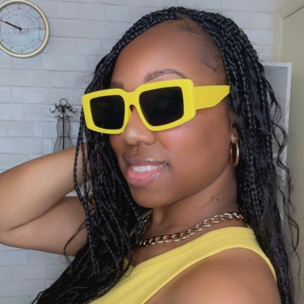 yellow sunglasses for summer