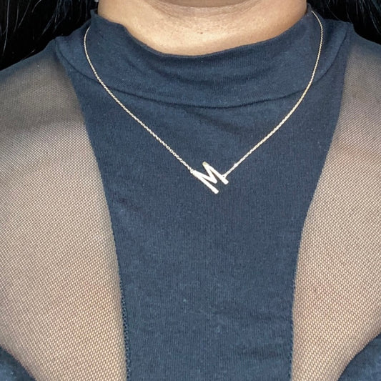 "My Initial" M Necklace