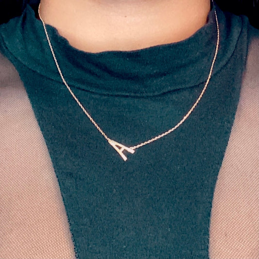 "My Initial" A Necklace