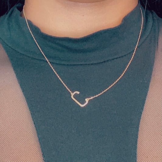 "My Initial" C Necklace