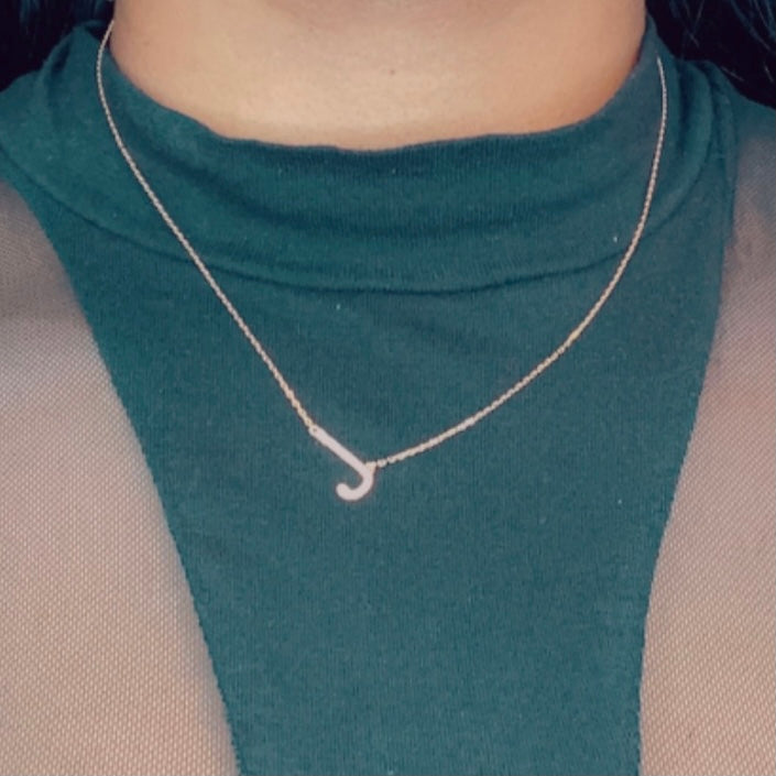 "My Initial" J Necklace