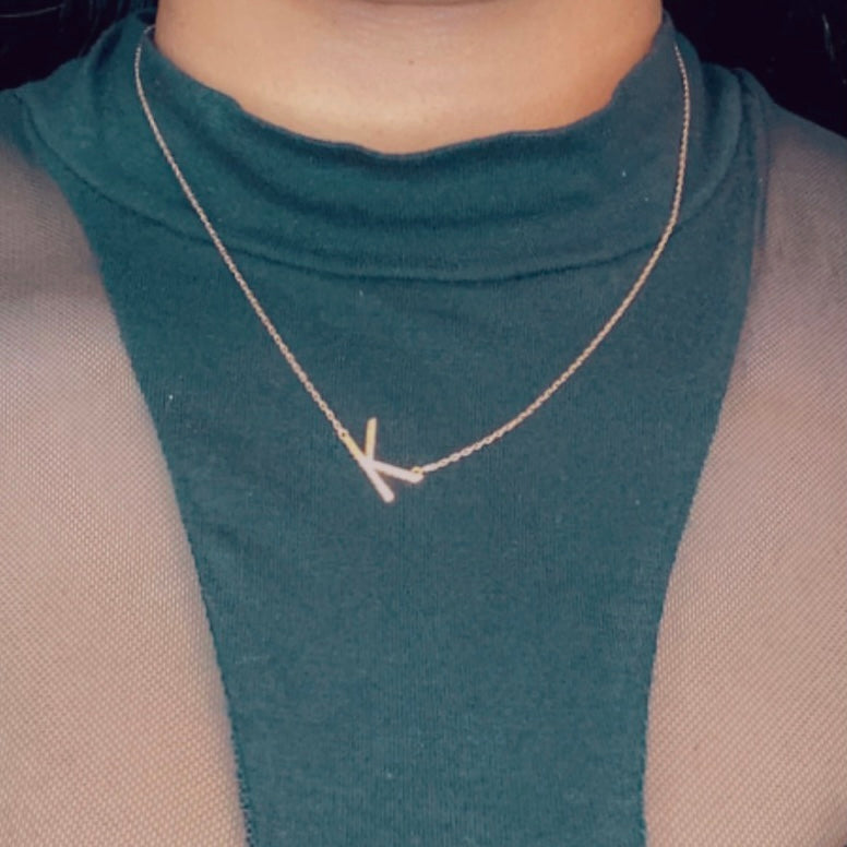 "My Initial" K Necklace