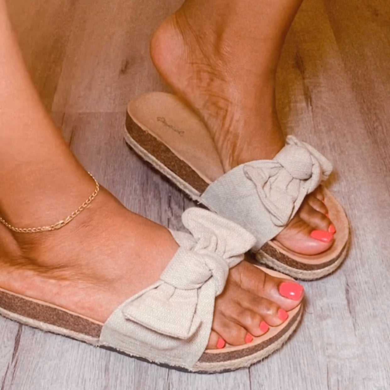 Bow Slide Sandals | Bow Sandals | House of MLR Fashion Boutique