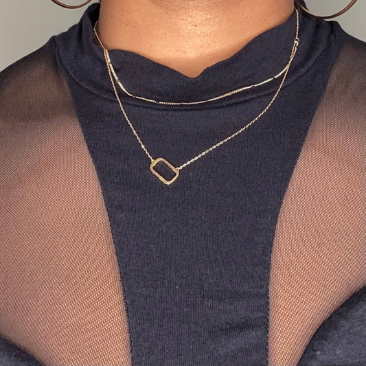 "Love Letter" O Necklace