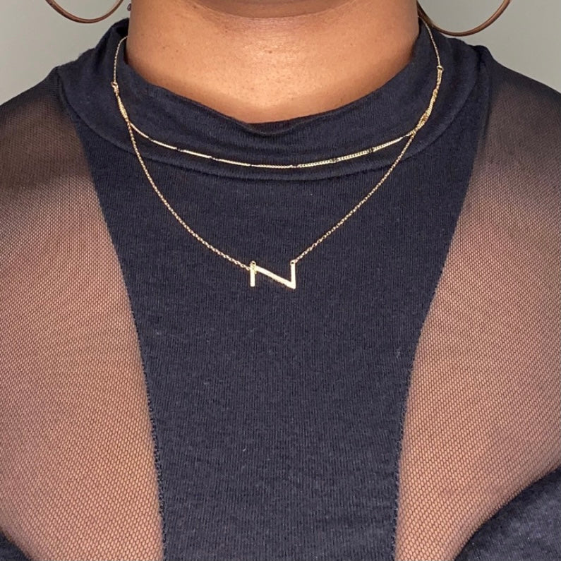 "Love Letter" Z Necklace