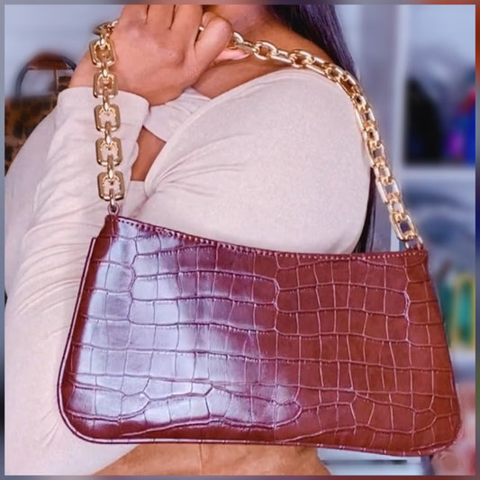 Brown Shoulder Bag | House of MLR Fashion Boutique