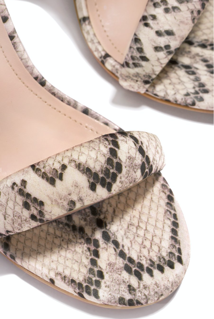 Snake Print Heels | Snakeskin Heels | House of MLR Fashion Boutique