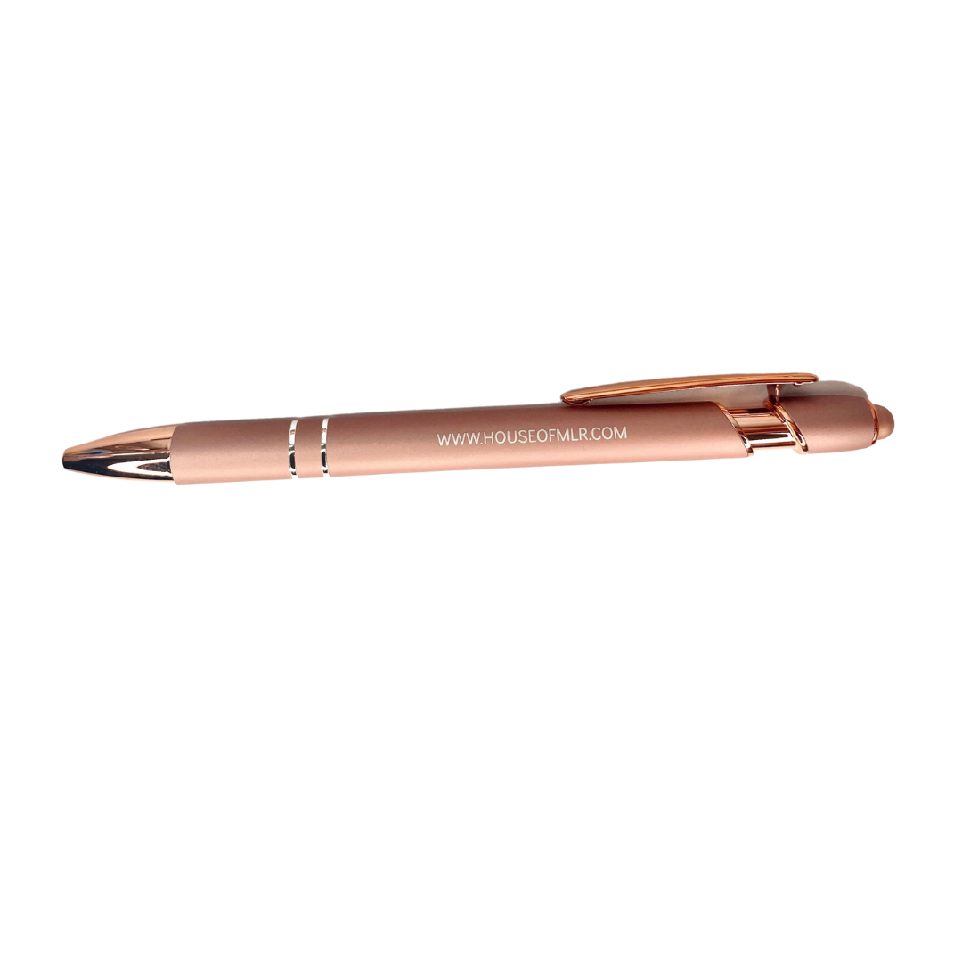 Rose Gold Pen- Black Ink