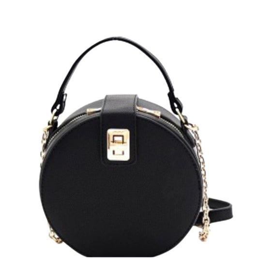 "Lisa" Shoulder Bag-Black